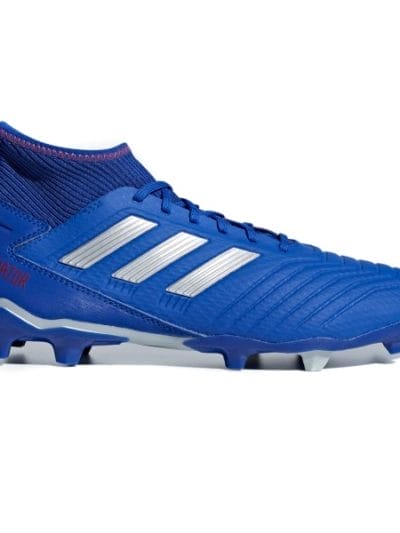 Fitness Mania - Adidas Predator 19.3 Firm Ground - Mens Football Boots - Bold Blue/Silver/Active Red