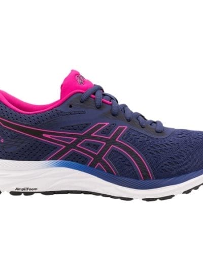Fitness Mania - Asics Gel Excite 6 - Womens Running Shoes - Indigo Blue/Pink Rave