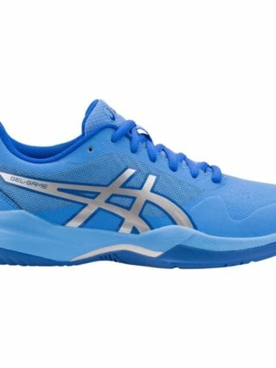 Fitness Mania - Asics Gel Game 7 - Womens Netball Shoes - Blue Coast/Silver