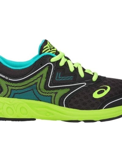 Fitness Mania - Asics Gel Noosa GS - Kids Boys Running Shoes - Phantom/Hazard Green