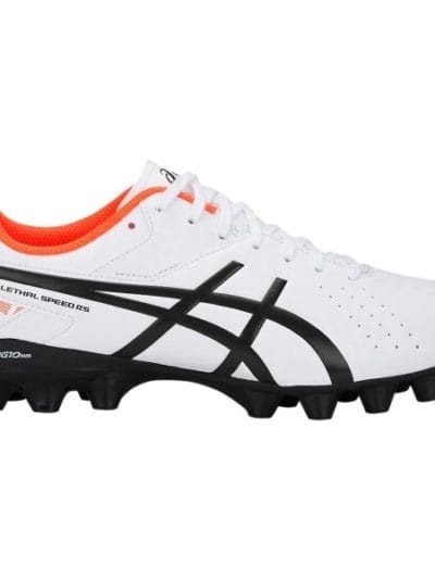 Fitness Mania - Asics Lethal Speed RS - Mens Football Boots - White/Black/Orange