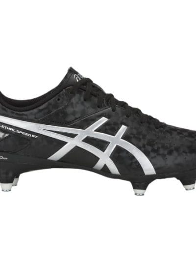 Fitness Mania - Asics Lethal Speed ST - Mens Football Boots - Black/Silver