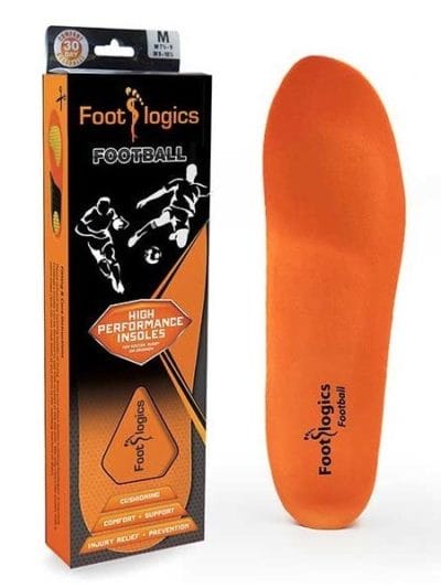 Fitness Mania - Footlogics Football Insoles - Orange