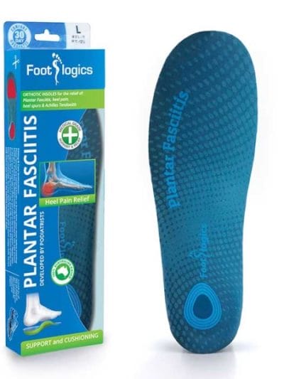 Fitness Mania - Footlogics Plantar Fasciitis Orthotic Insoles - Blue