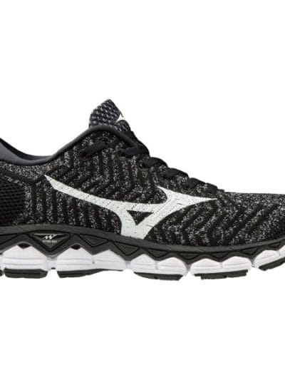 Fitness Mania - Mizuno WaveKnit Sky S1 - Womens Running Shoes - Black/White