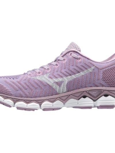 Fitness Mania - Mizuno WaveKnit Sky S1 - Womens Running Shoes - Lavender Frost/Cloud