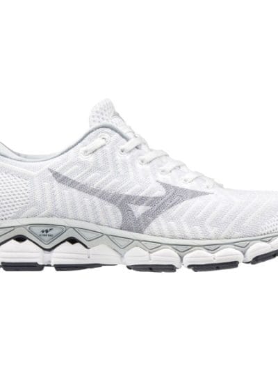 Fitness Mania - Mizuno WaveKnit Sky S1 - Womens Running Shoes - White/Grey Dawn