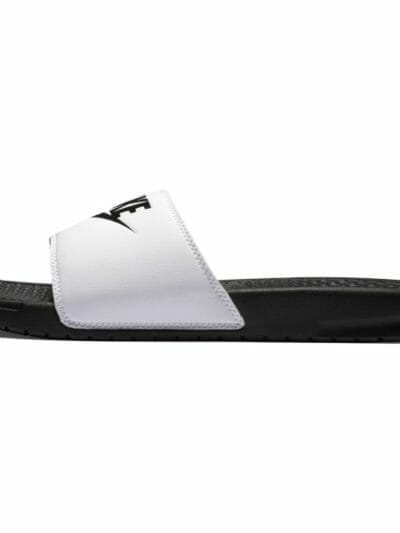 Fitness Mania - Nike Benassi Just Do It - Mens Casual Slides - White/Black