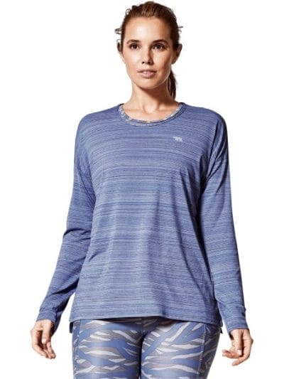 Fitness Mania - Running Bare Cosmic Long Sleeve Womens Training T-Shirt - Nigella