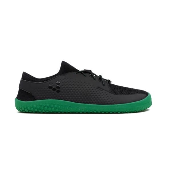 Fitness Mania - Vivobarefoot Primus Mesh Junior Boys Running Shoes - Black/Green