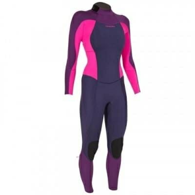 Fitness Mania - 900 Women's 3/2 mm Neoprene Surfing Wetsuit - Fuchsia