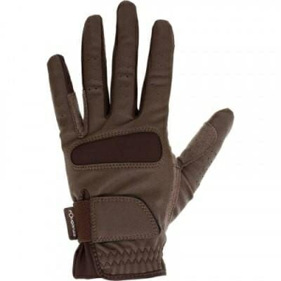 Fitness Mania - Grippy Adult and Children's Horse Riding Gloves - Brown