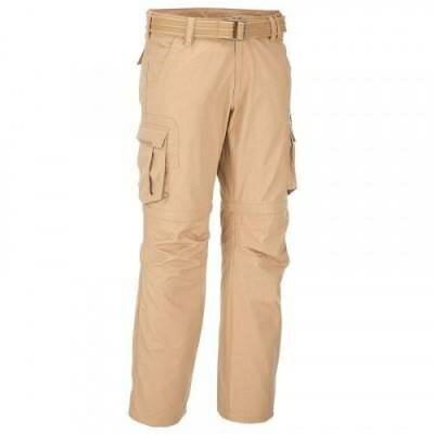 Fitness Mania - Men's Zip off Convertible Hiking Trousers Arpenaz 500 - Beige