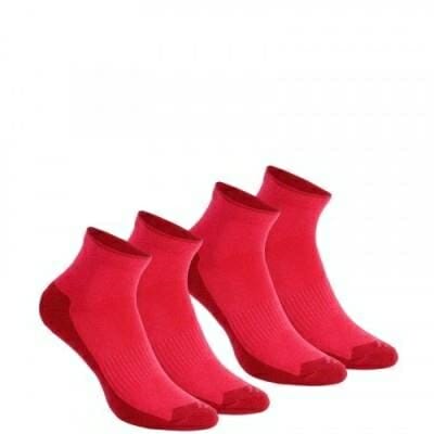 Fitness Mania - Mid upper Nature Hiking Socks. Arpenaz 50 2 Pairs - Pink