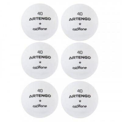 Fitness Mania - Table Tennis Balls FB800 - 6 Pack - White