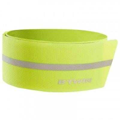 Fitness Mania - Textile 500 Bike Trouser Clip - Yellow