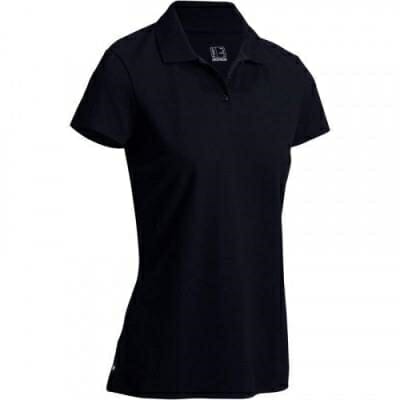 Fitness Mania - WOMEN'S GOLF POLO 100 - BLACK