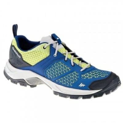 Fitness Mania - Women's Hiking Shoes Forclaz 500 Fresh - Dark Blue/Aniseed Green