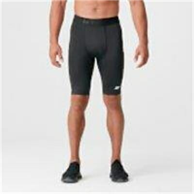 Fitness Mania - Charge Compression Shorts - Black - L - Black