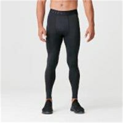 Fitness Mania - Charge Compression Tights - Black - L - Black