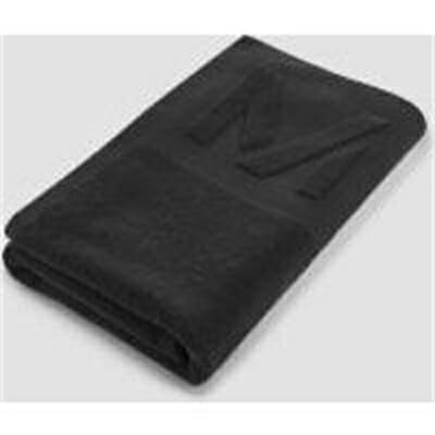 Fitness Mania - Large Towel - Black