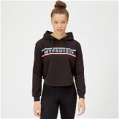 Fitness Mania - Limited Edition The Original Crop Hoodie - Black - S - Black