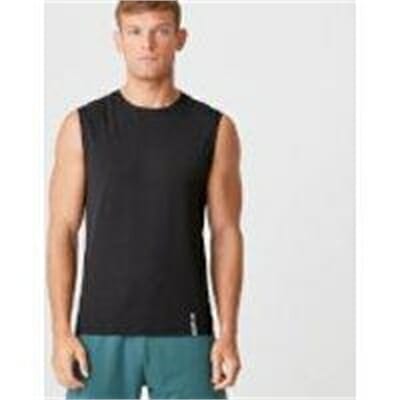 Fitness Mania - Luxe Classic Sleeveless T-Shirt - Black - XS - Black