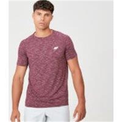 Fitness Mania - Performance T-Shirt - Burgundy Marl - L - Burgundy Marl