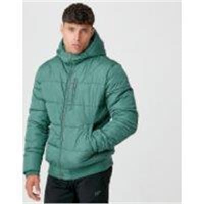 Fitness Mania - Pro-Tech Protect Puffer Jacket - Pine - S - Pine