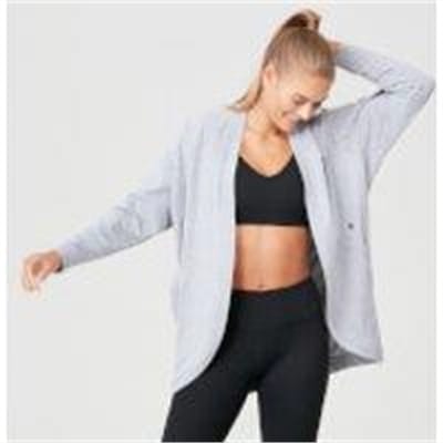 Fitness Mania - Superlite Cardigan - Grey Marl - L - Grey Marl