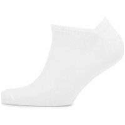 Fitness Mania - Trainer Socks - White - UK 9-12 - White