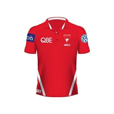 Fitness Mania - Sydney Swans Kids Media Polo 2019