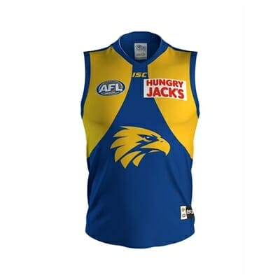 Fitness Mania - West Coast Eagles Guernsey 2019 Premiers Logo