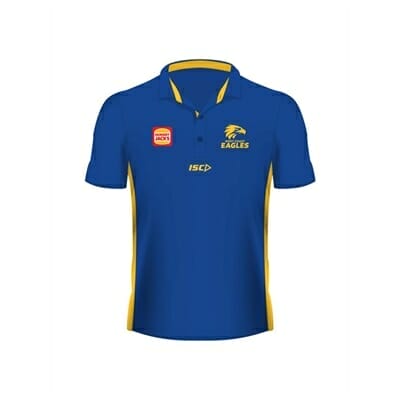 Fitness Mania - West Coast Eagles Kids Media Polo 2019