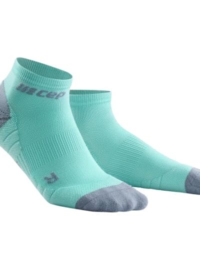 Fitness Mania - CEP Low Cut Running Socks - Ice/Grey