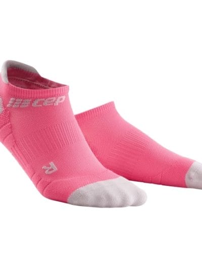 Fitness Mania - CEP No Show Running Socks 3.0 - Pink/Grey - Pink/Grey