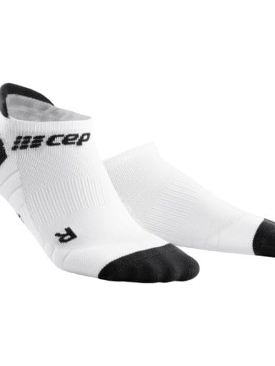 Fitness Mania - CEP No Show Running Socks 3.0 - White/Grey - White/Grey