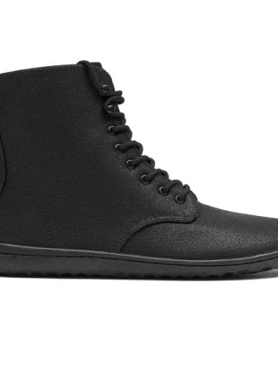Fitness Mania - Vivobarefoot Gobi HI 2.0 Canvas - Womens Casual Shoes - Black