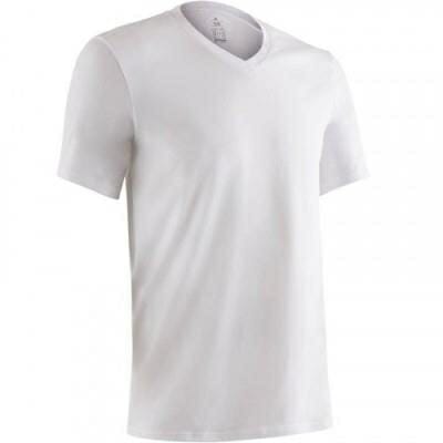 Fitness Mania - Actrive Short Sleeved Slim Fit Fitness T-Shirt White