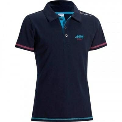 Fitness Mania - Horseriding Children's Short-Sleeved Embroidered Polo Shirt - Navy Blue