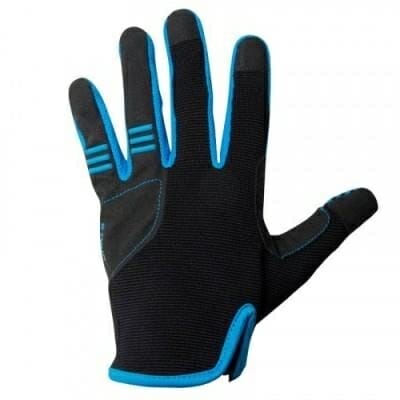Fitness Mania - Kids Long Bike Gloves - Black/Blue