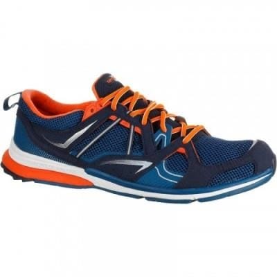 Fitness Mania - Men's Fitness Walking Shoes Propulse Walk 400 - Blue/Orange