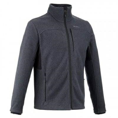 Fitness Mania - Men's Hiking Fleece Jacket Forclaz 500 - Dark Grey