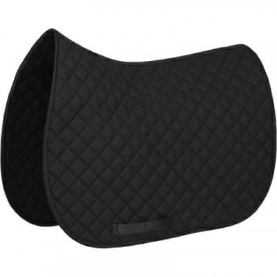 Fitness Mania - Schooling Horse Riding Saddle Cloth for Horse or Pony - Black