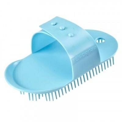 Fitness Mania - Schooling Horse Riding Sarvis Curry Comb Large - Blue