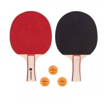 Fitness Mania - Set of 2 Tennis Table Bats and 3 Balls FR130