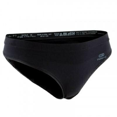 Fitness Mania - WOMEN'S BREATHABLE RUNNING BRIEFS - BLACK