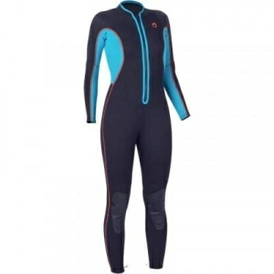 Fitness Mania - Women's 2mm Full Snorkelling Wetsuit - Blue Turquoise