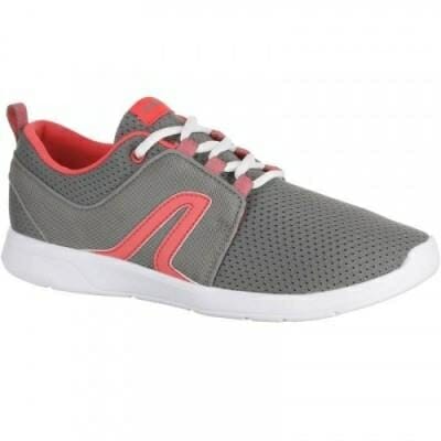 Fitness Mania - Women's Active Walking Shoes Soft 140 - Grey/Pink