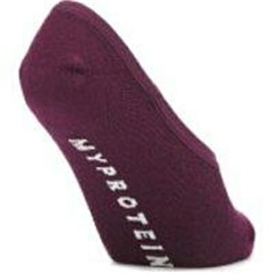 Fitness Mania - Invisible Socks - Mulberry - UK 7-9 - Mulberry
